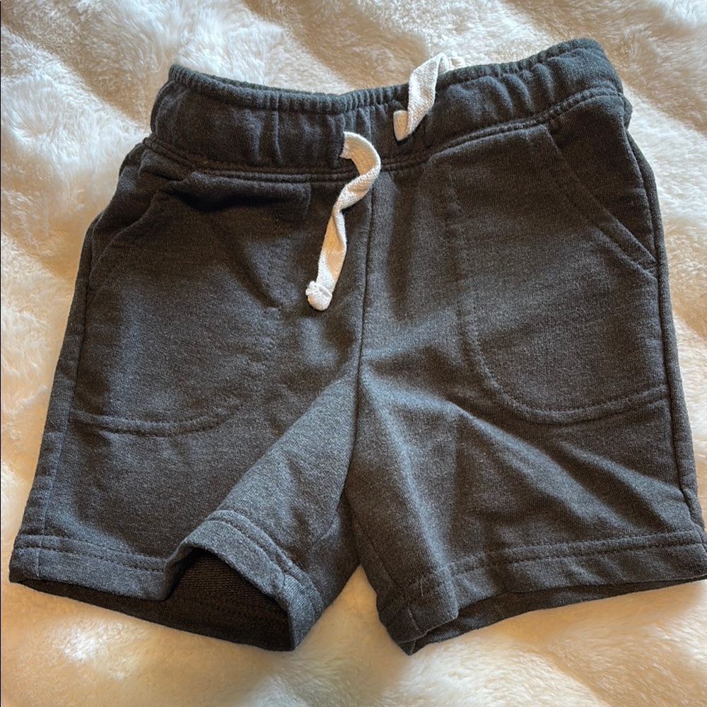 Cozy Gray Kids Shorts